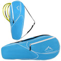 Himal Professional 3-Racquet Padded Shoulder Bag in sleek navy blue and waterproof material