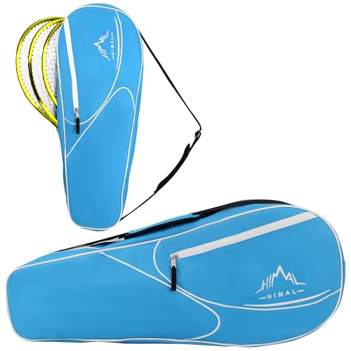 Himal Professional 3-Racquet Padded Shoulder Bag in sleek navy blue and waterproof material