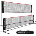 BAGAIL Portable Height-Adjustable Sports Net set up on backyard lawn for recreational sports
